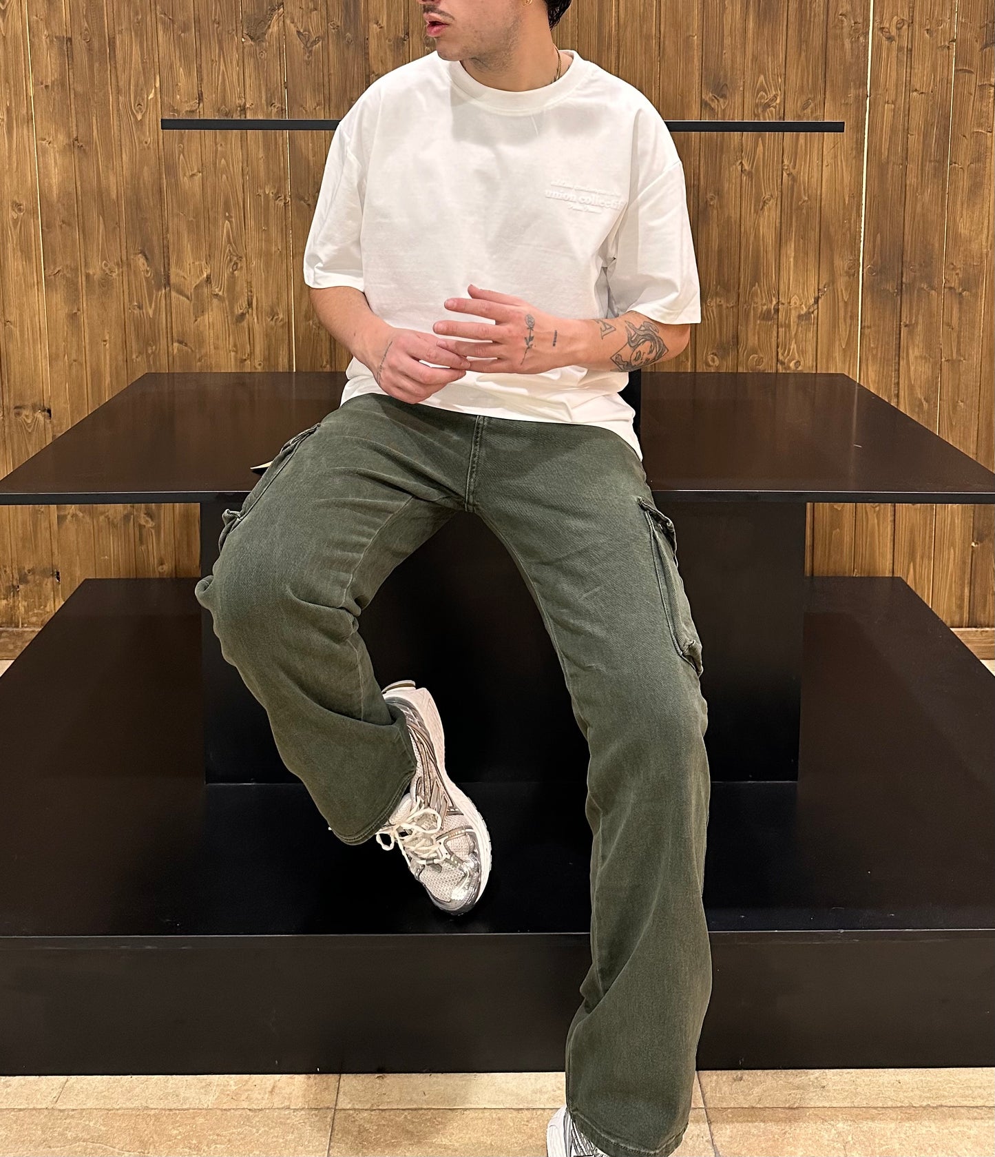 Pantalón Cargo Verde