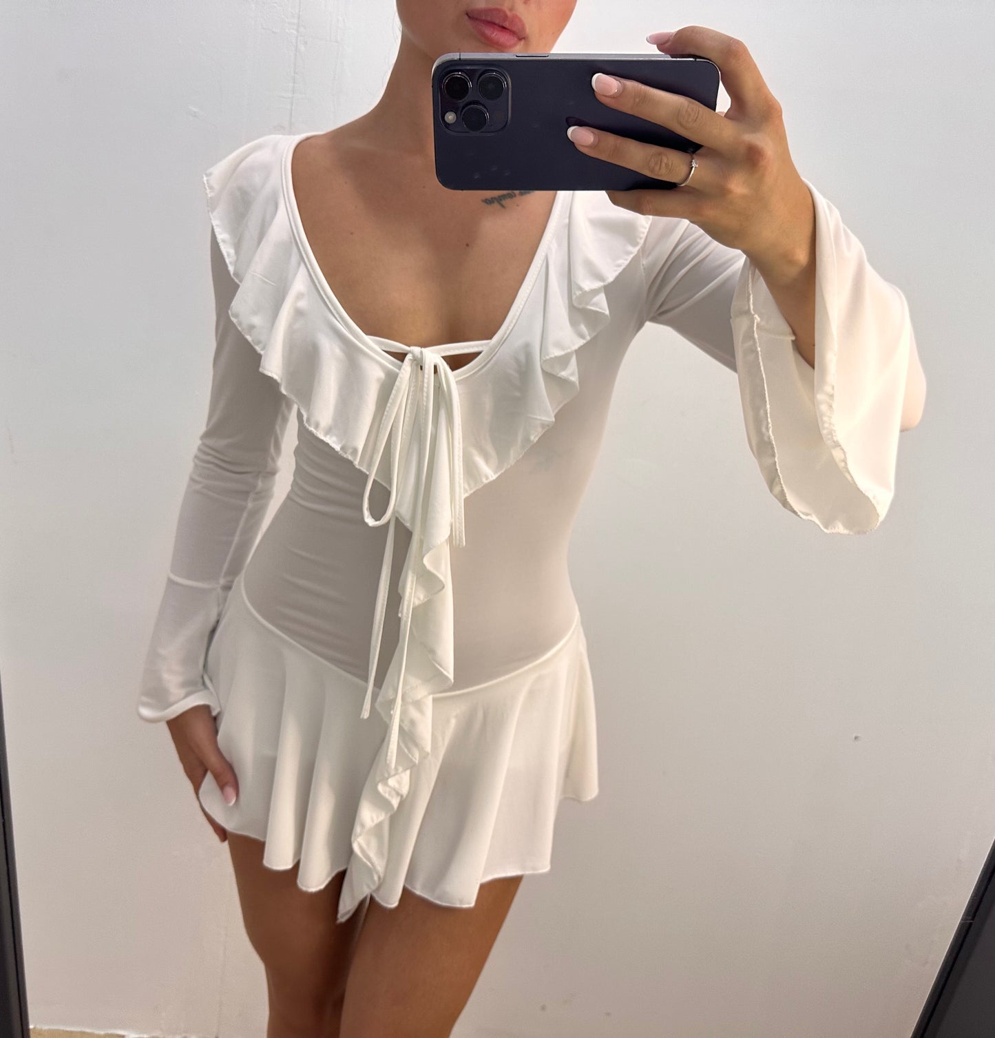 Vestido Ondas Blanco