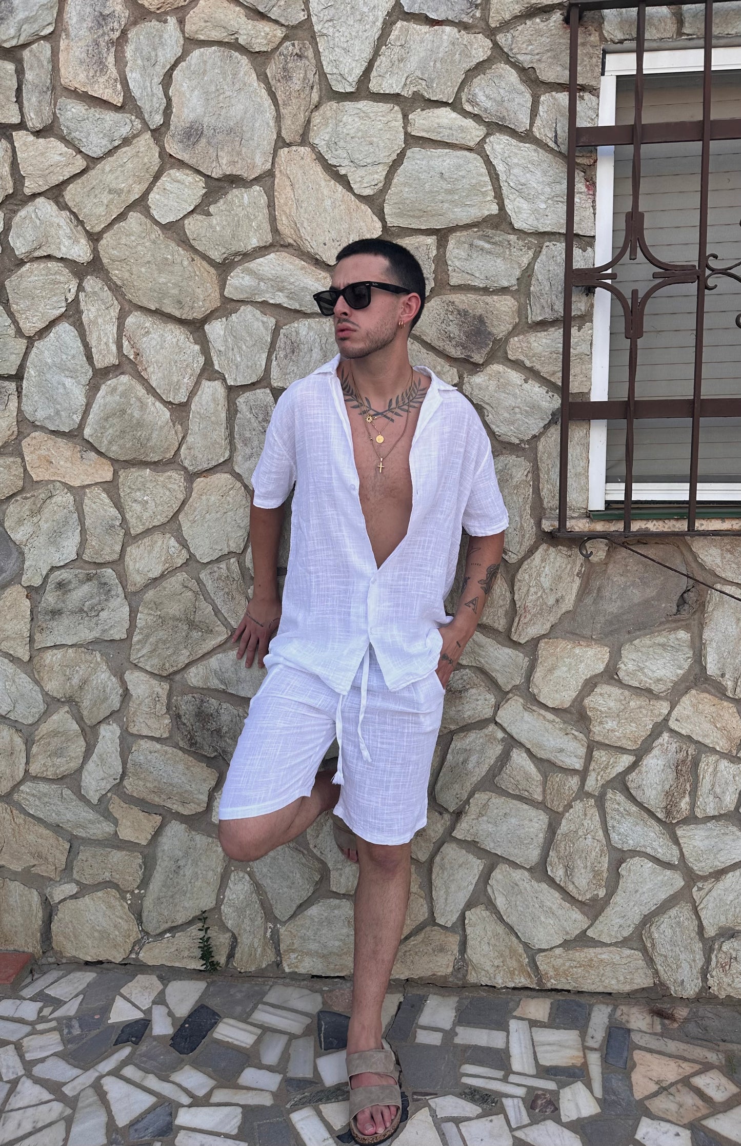 Conjunto Lino Blanco