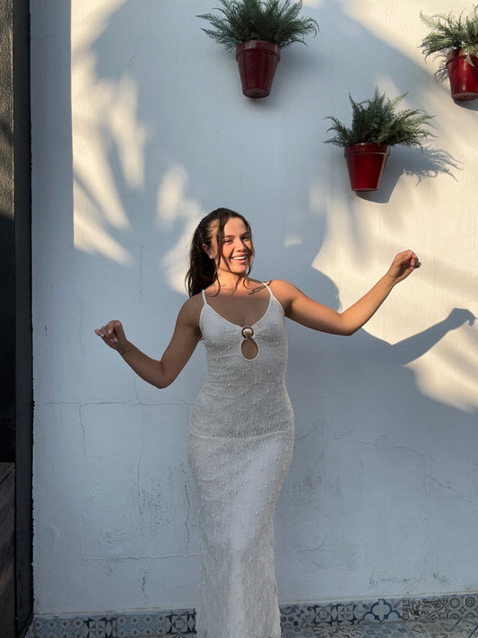 Vestido Concha Blanco