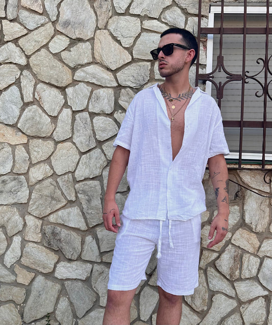 Conjunto Lino Blanco
