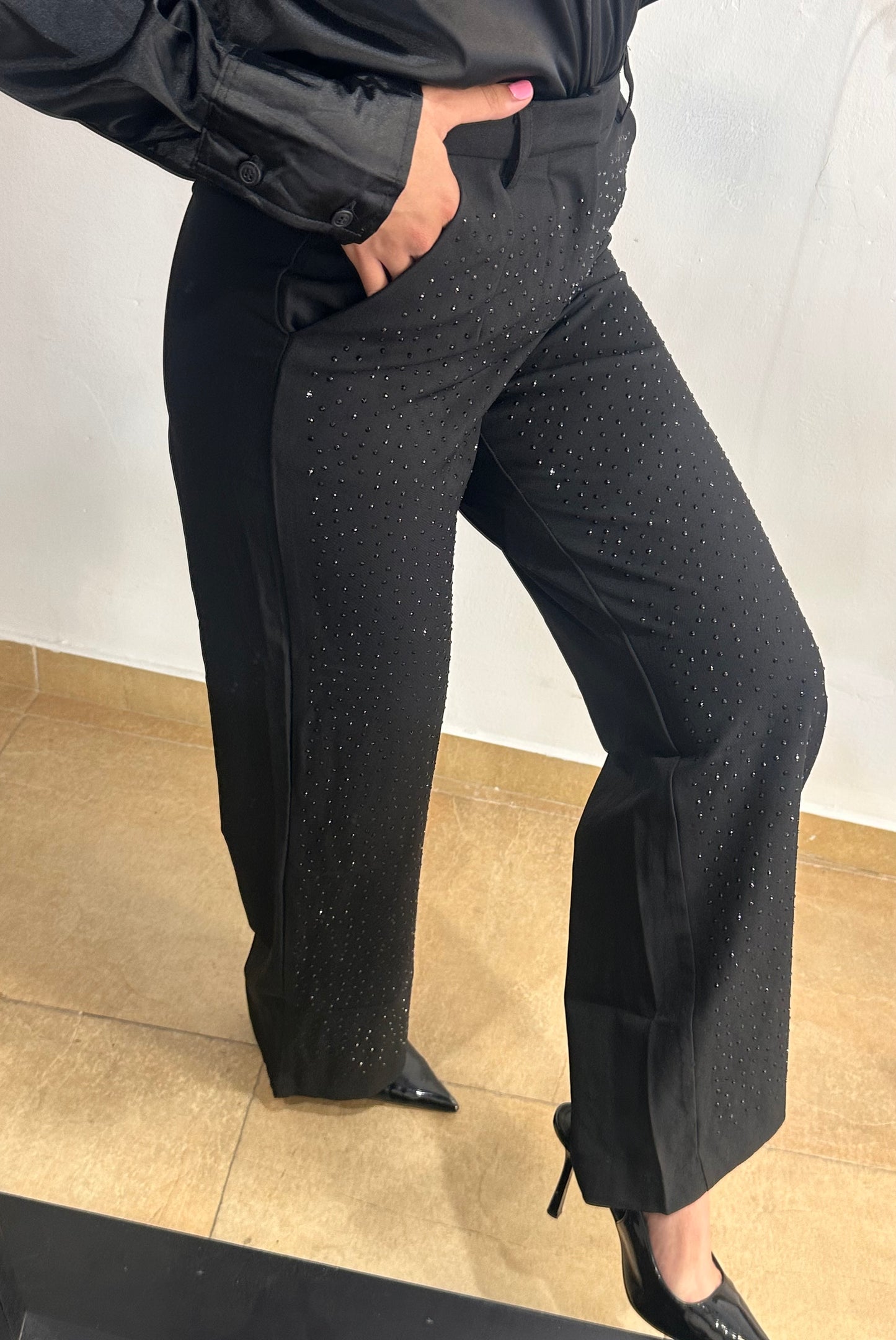 Pantalón Pinza Brillo